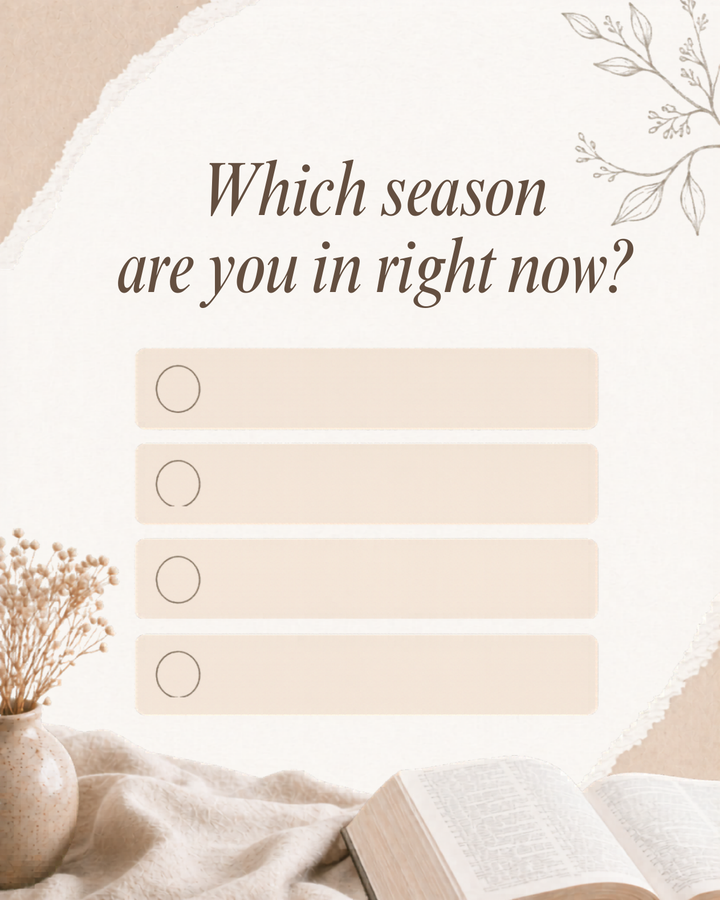 Which season are you in right now engagement template preview